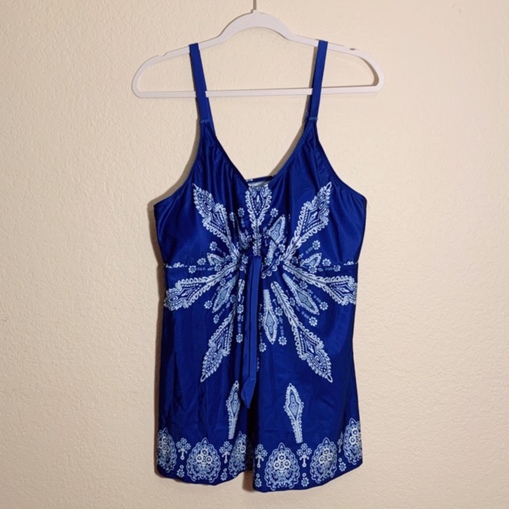 NWOT Blue Tankini